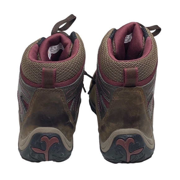 Timberland ✪ Norwood Mid Waterproof Hiking Boot ✪ Distressed Brown Leather ✪ 8M - Picture 4 of 16